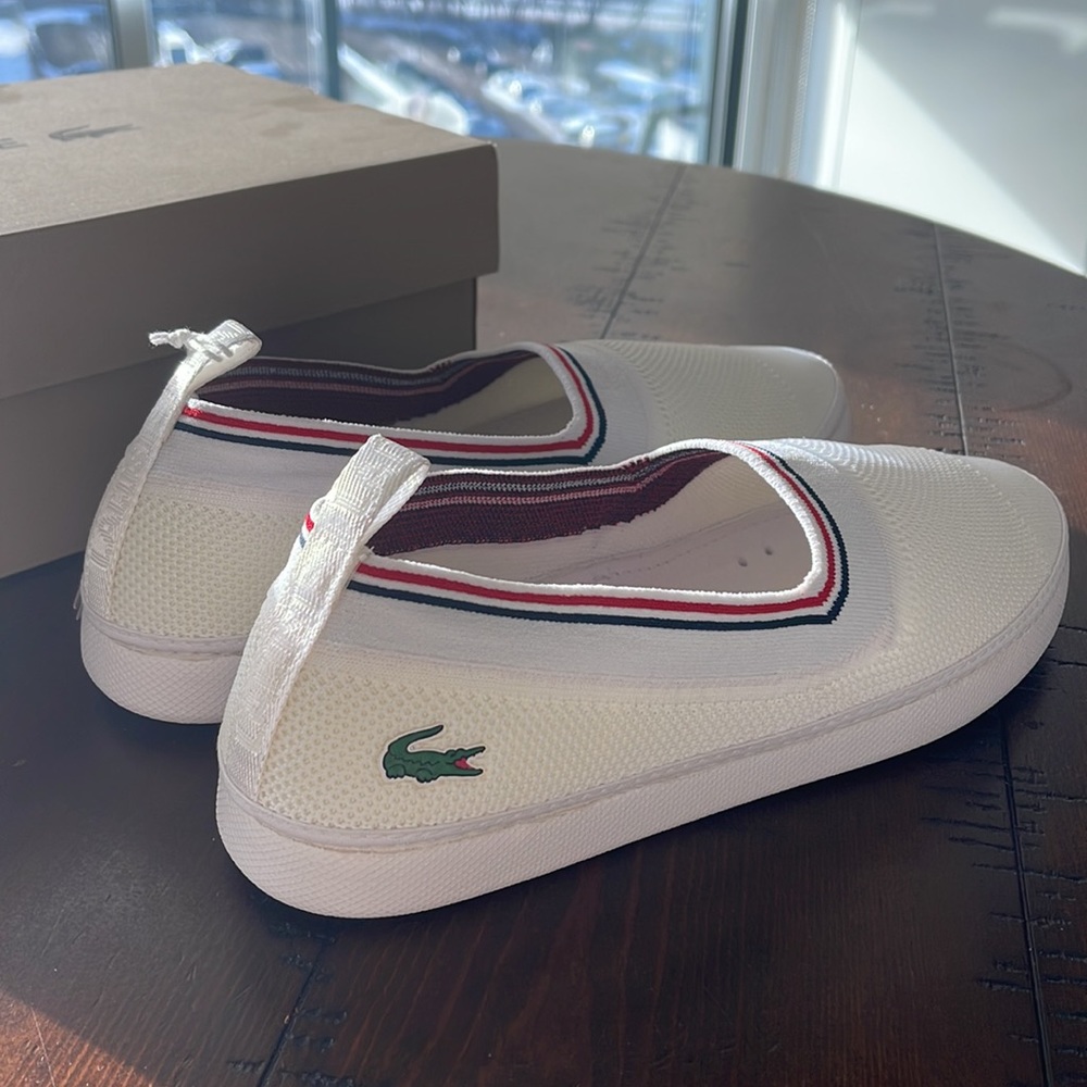 Lacoste slip ons
